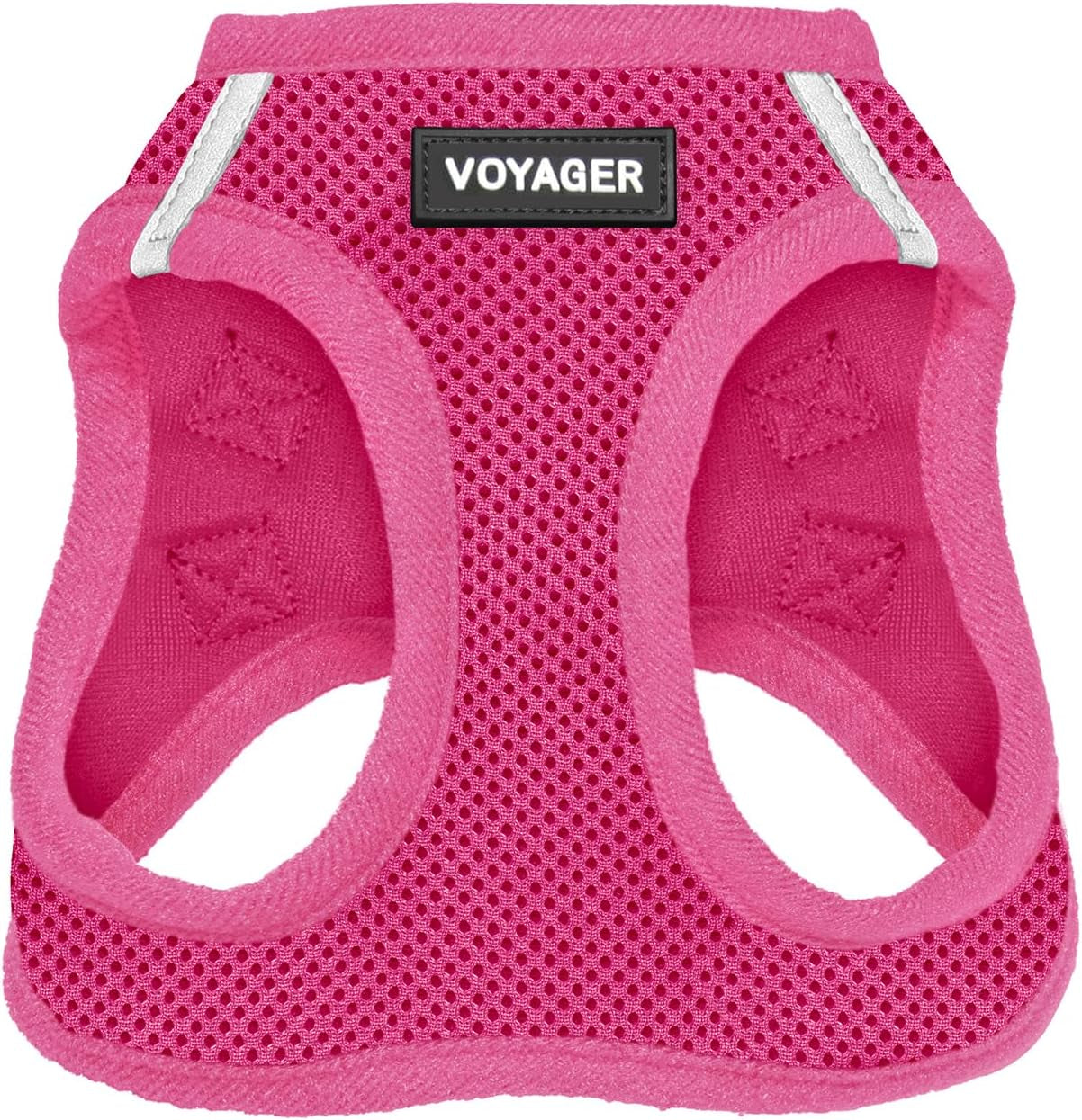 Voyager Step-In Air Dog Vest Harness - Fuchsia, Small | 14.5-16" in Chest, Reflective Bands, All Weather Breathable Air Mesh, Cats Compatible, Lightweight, Fast Drying